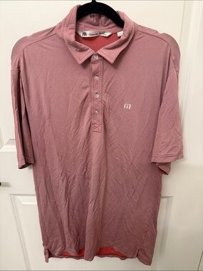 Travis Mathew Men’s Rose Pink Polo